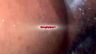 Black Dick Pounded Curvy Girl To Creampie