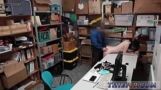 Mature police and young big tits strip cop after finding more
