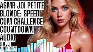 Petite Blonde Speed Cum Challenge