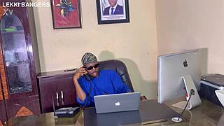 lekki bangers bitch calms down with good fuck