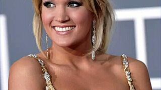 carrie underwood in sexy jerk off contest