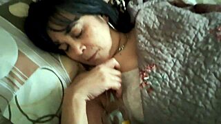 Mommy Rough Fucks Hairy Pussy With Bottle