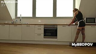 Horny Russian Maid Alysa Gapes Asshole Stretched To The Limit By Bbc