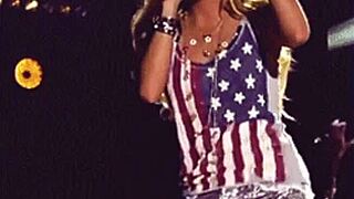 carrie underwood in sexy jerk off contest
