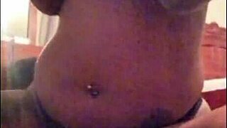 sexy milf flashes big ass tits and fingers pussy preview