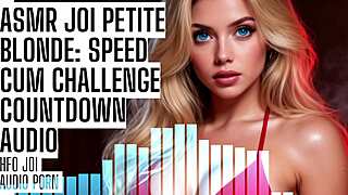 Petite Blonde Speed Cum Challenge