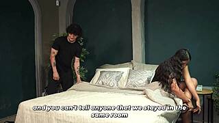 fantasy came true with muscular guy fucking mature woman with huge ass