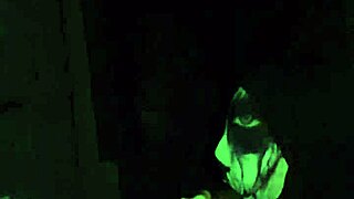 wet sloppy nasty blowjob in a mask