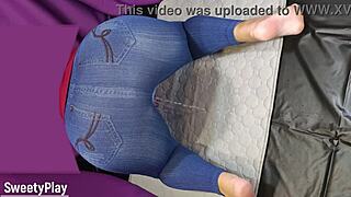 Big Ass Mature Wife In Jeans Uses Vibrator For Squirting Orgasm