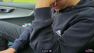 Femdom taxi face sitting after attempted cheat
