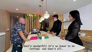 Colombian bbw handles boss situation at home