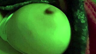 Italian Big Tits MILF Bounces Natural Boobs