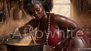 Milf mature african ebony couple raw homemade sex
