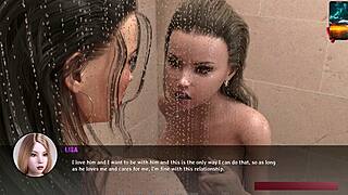 Reunion 37 - clara meets john in office & lisa jennifer shower scene