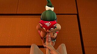 Kiriko From Overwatch Gets Fucked in Hard Sex Animation