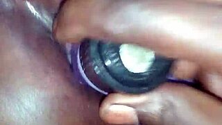 creamy asshole gets fucked with toys