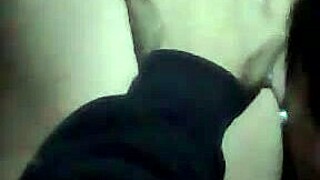 Latina Girlfriend's Intimate Sucking in the Dark