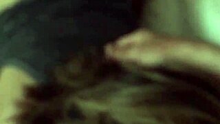 Latina milf with braces sucks monster cock. She takes it deep in her mouth.