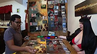 Jane feels excited playing magic 8 while walking the planes