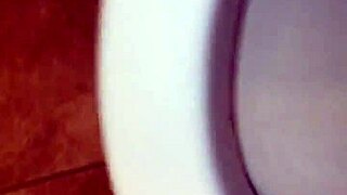 pissing in underwear, pouring blue soap on dick