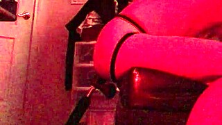 Chastity fags fuck machine