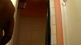 shower sex with bbw and monster cock, oh wow, is that big black cock pounding her pussy hard?!