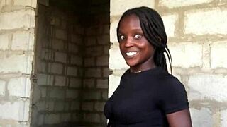 Crazy bitch rips clothes in live striptease!