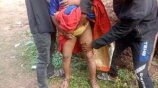 Навън първи път тройка с Рупали, бенгалската съпруга