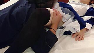 Hočeš videti ljubko medicinsko sestro v kostumu divjati z lizanjem pičke in creampiejem?