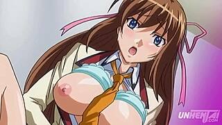 Hentai - Profesoara forează pizda strânsă a elevei minione 18+ în uniformă necenzurată