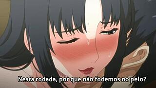 Hentai震撼 - 家伙狂野吞噬自己妈妈