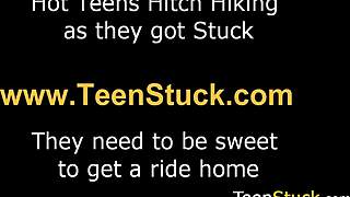 Rdečelaska mladinka 18+ daje sesanje v pov.