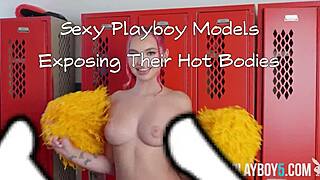 Cheerleaderka 18+ z wielką dupą i krągłym ciałem obnażona nago na wierzchu!