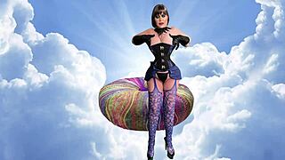 Oma Carmen Angel neukt me in missionary met intense stoten