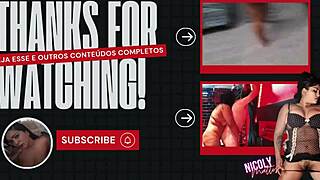 Nicoly Safada svádí hasiče na pláži a jezdí na něm v lese