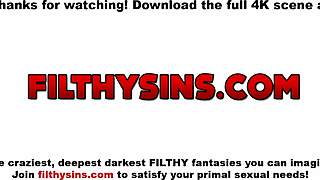 Przyrodnia Siostra Jenna Fireworks Pragnie Dużego Czarnego Kutasa Przyrodniego Brata Głęboko