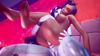 Футанари Деми из Сабверса жаждет групповухи и кремпая