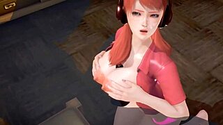 Žestoka iskušenja devojke iz komšiluka u 3D Hentai-ju